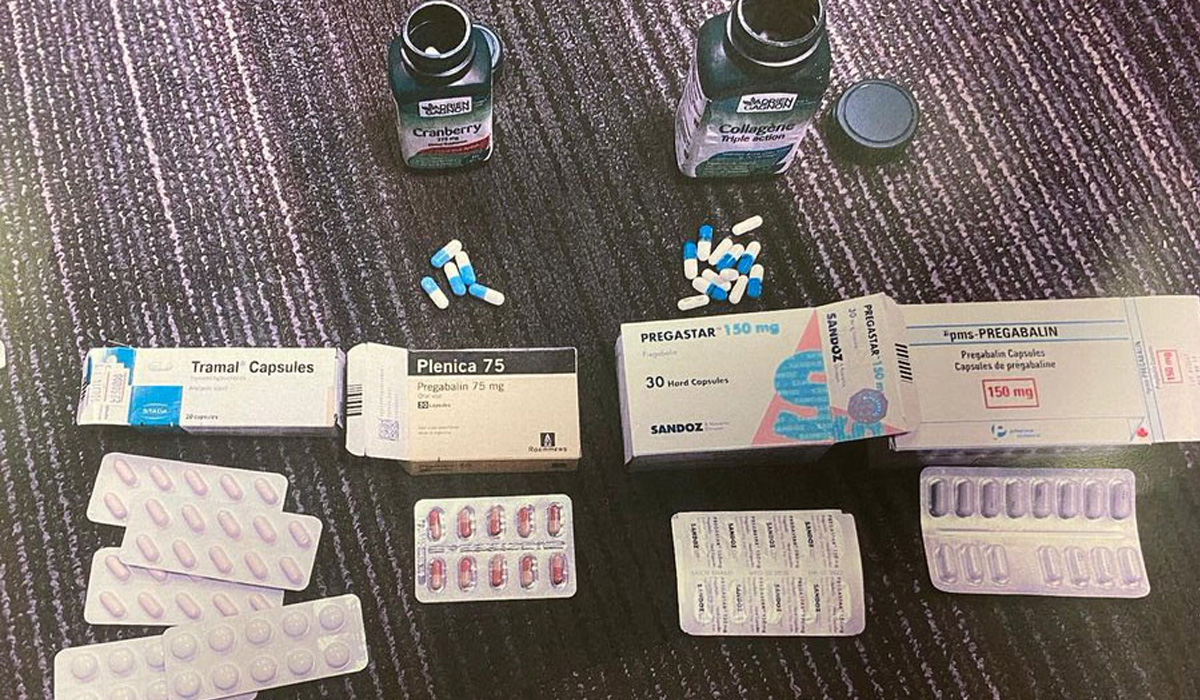 Narcotic pills